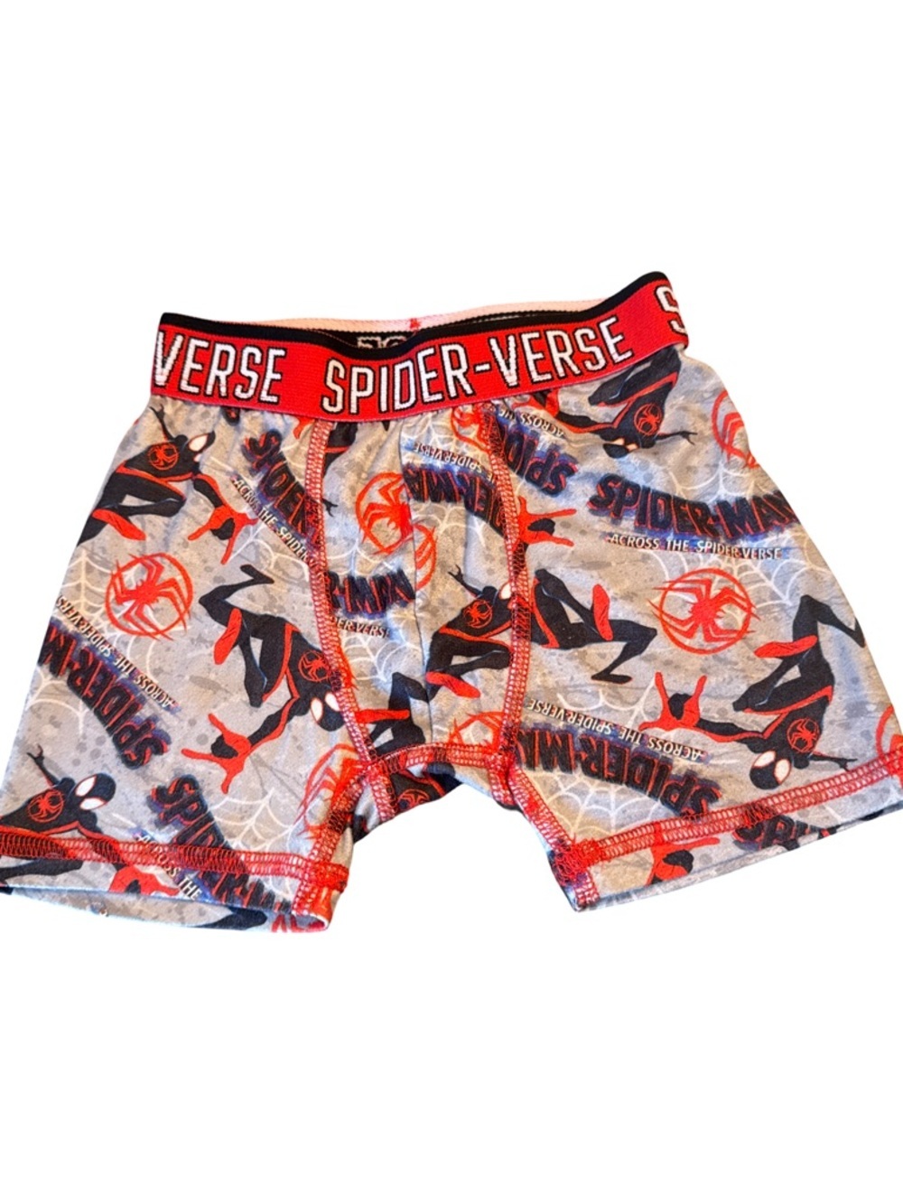 Spiderman Boys' Red and Black Spider-Verse Boxer Briefs - 2-Pack - Picture 3 of 5